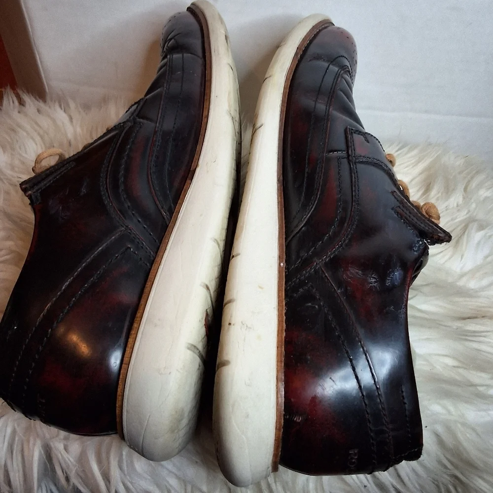 Rockport Total Motion Wingtip Mahoghany Ombre Tone TIe Shoes 10.5